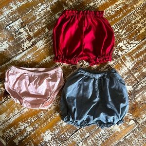 3 Pair of girl Bloomers…6 Months